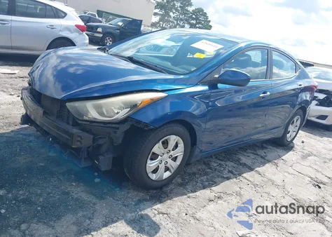 2016 Hyundai Elantra Se из США, поврежденный, VIN KMHDH4AE6GU651353